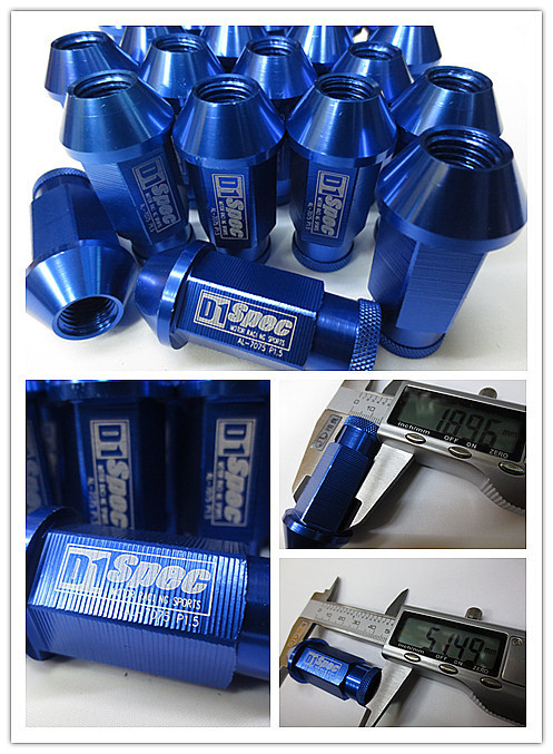 D1spec輕量化輪轂螺絲 防盜螺絲 藍色工廠,批發,進口,代購