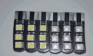 LED 汽車燈泡 T10 6SMD 6頭 刀鋒 閱讀燈 示寬燈 解碼 超亮 冰藍批發・進口・工廠・代買・代購