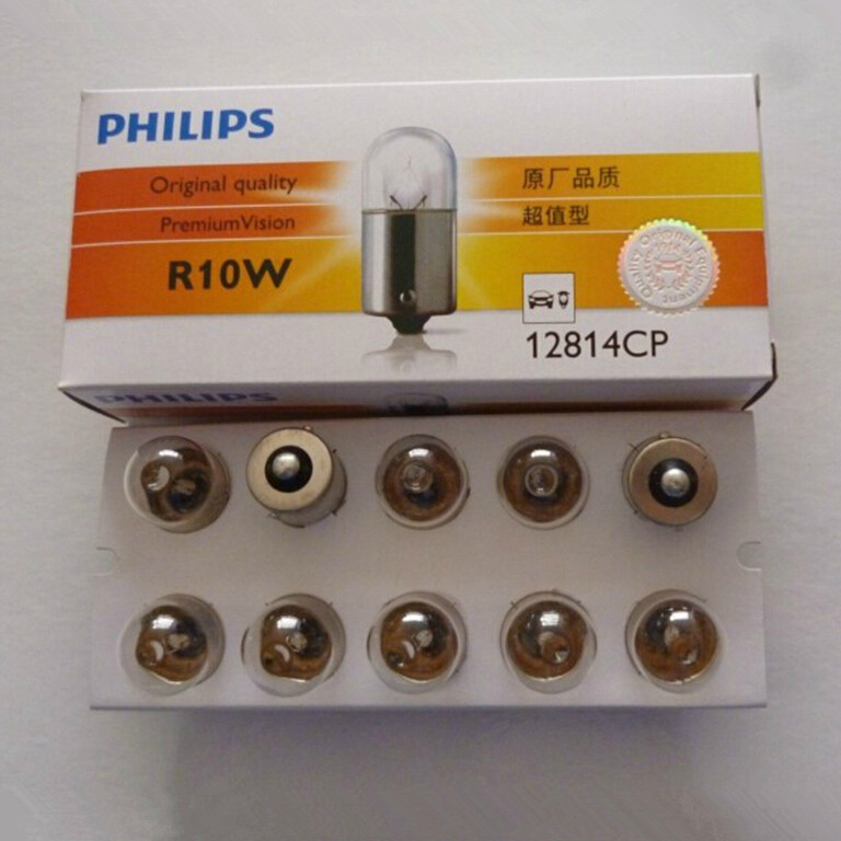 國產飛利浦PHILIPS R10W 12814 CP 12V10W 汽車牌照燈 後行車燈工廠,批發,進口,代購