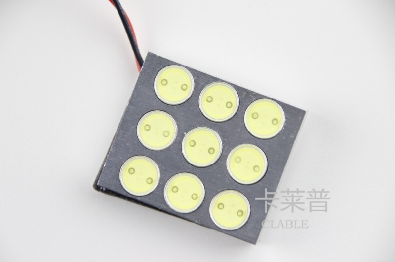 汽車led車燈 led車頂燈 閱讀燈 房燈 9SMD 9W 超亮工廠,批發,進口,代購