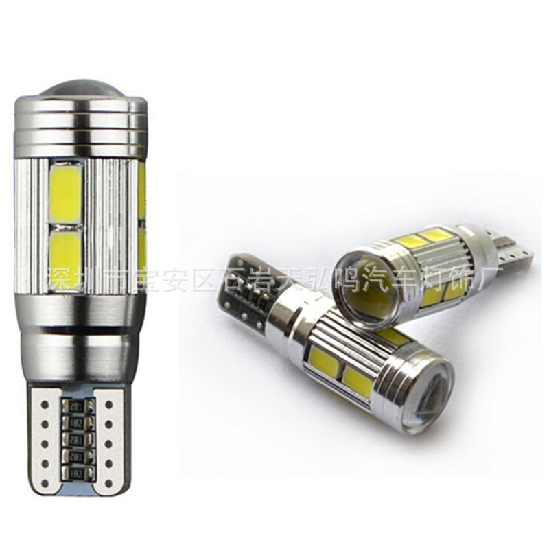 工廠直銷 汽車led燈 canbus T10 5630 10SMD 解碼 W5W led示寬燈工廠,批發,進口,代購