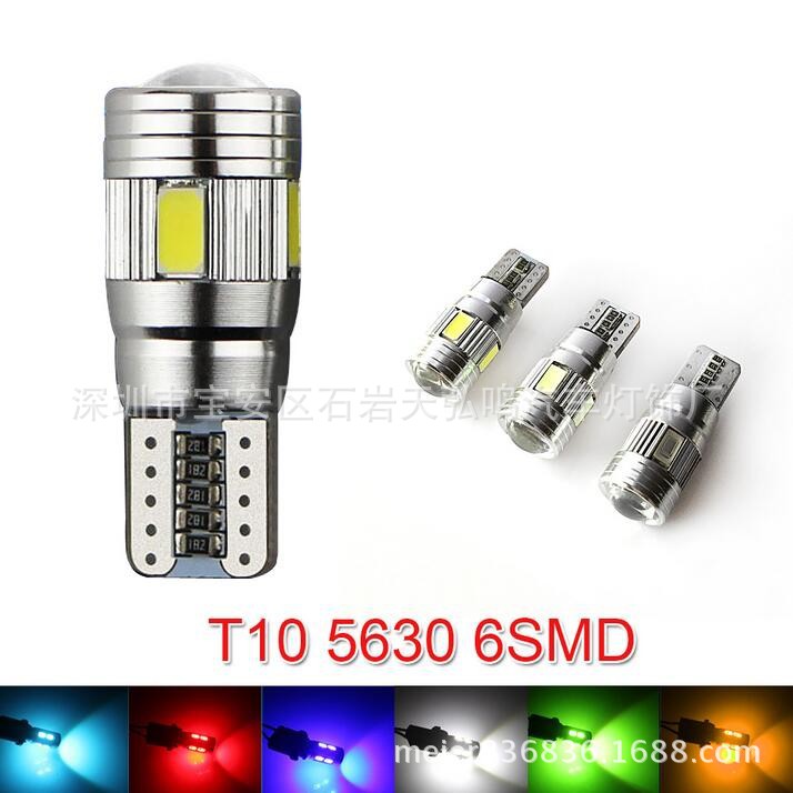 汽車LED示寬燈 T10-5630-6SMD 高亮解碼示寬燈 牌照燈 閱讀燈工廠,批發,進口,代購