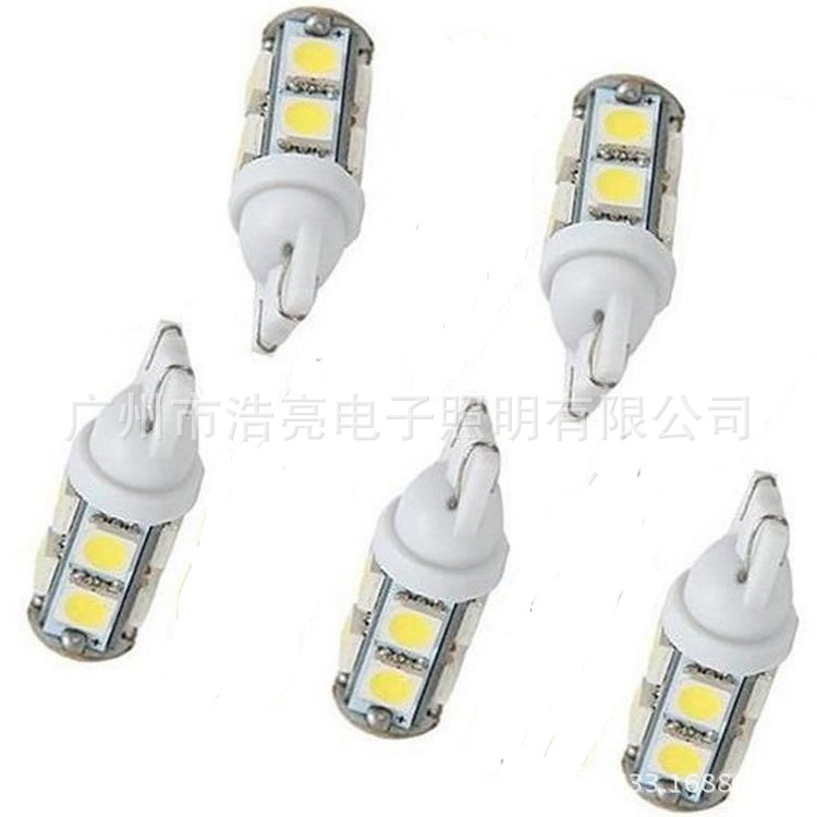 廠傢直銷/汽車LED燈/T10-5050-9SMD/示寬燈/牌照燈工廠,批發,進口,代購