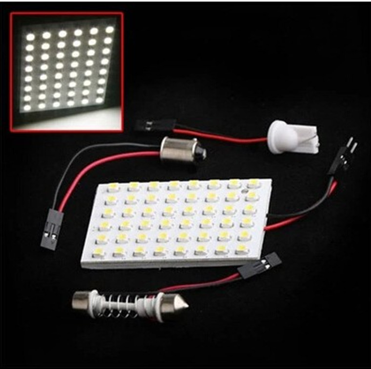 車廂燈 雙尖 T10 1210-48SMD 照明燈 牌照燈 LED 汽車燈 房燈工廠,批發,進口,代購