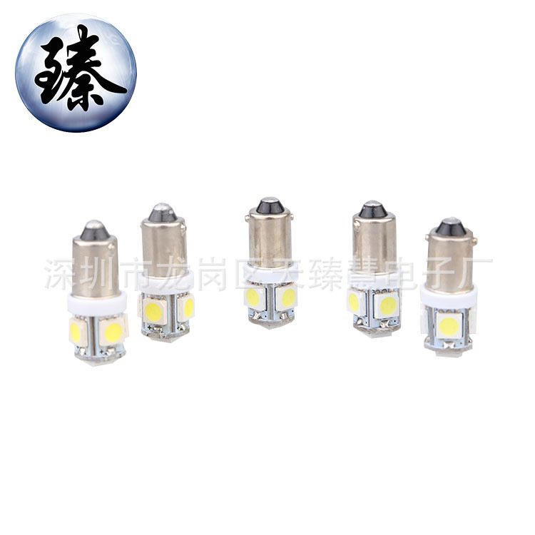 大量批發 BA9S 5050 5SMD LED汽車 車頂燈 機表燈 牌照燈 示寬燈工廠,批發,進口,代購