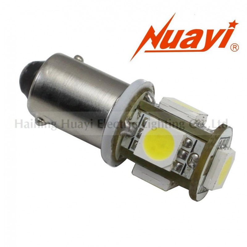 生產供應 T4W T2W BA9S 53 57 12V 5SMD LED摩托車燈泡工廠,批發,進口,代購