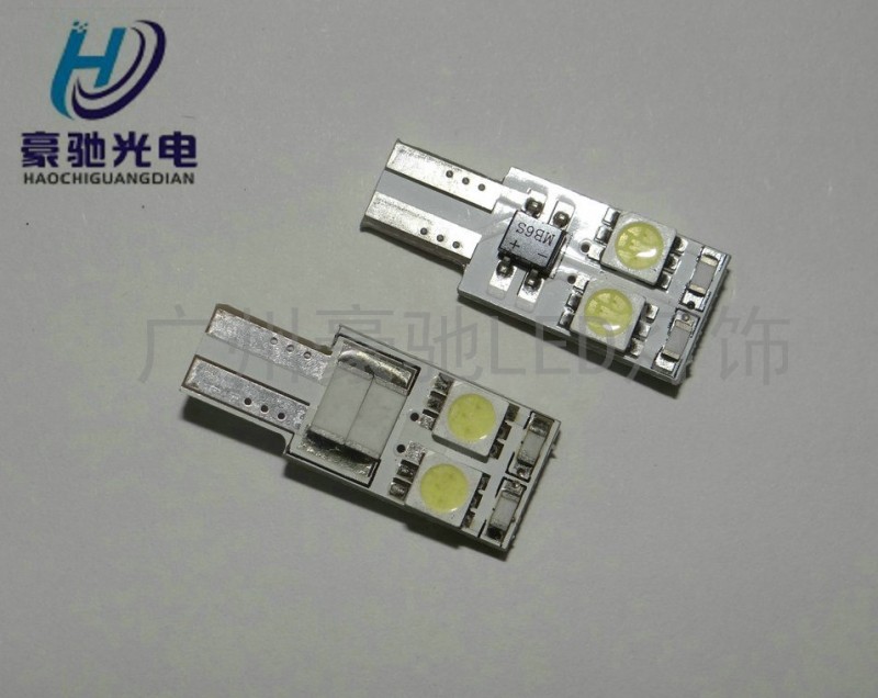 汽車LED T10-4SMD-5050 帶無極 解碼功能 寶馬 奔馳專用工廠,批發,進口,代購