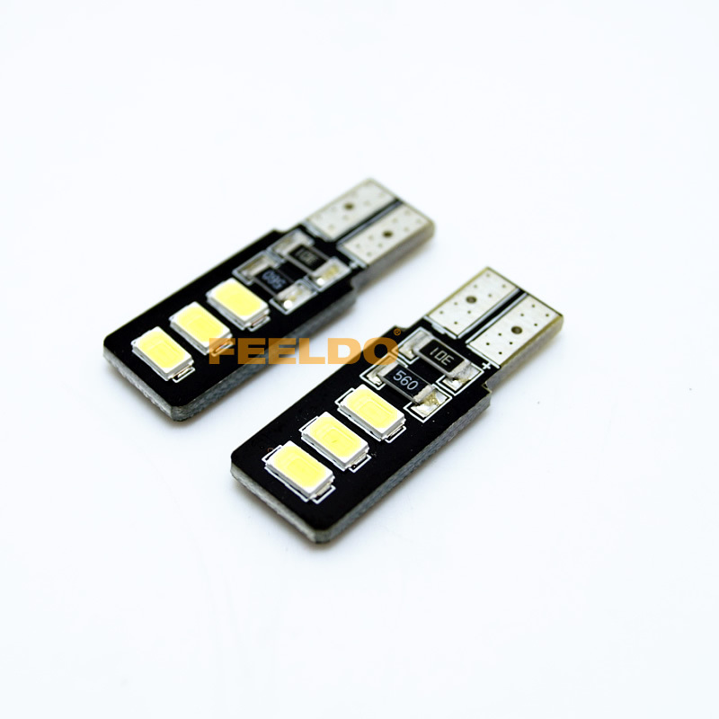 汽車LED燈 T10 CANBUS解碼 5630-6SMD  白色  #4277工廠,批發,進口,代購