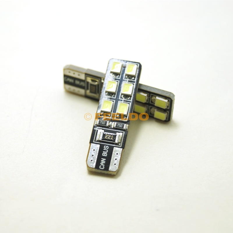 汽車LED燈 T10 解碼 CANBUS 2835-12SMD  白色  #1930工廠,批發,進口,代購