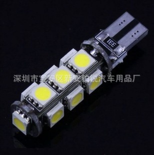 汽車LED機表燈 解碼 T10-13SMD 5050SMD LED示寬燈 機表燈 閱讀燈工廠,批發,進口,代購