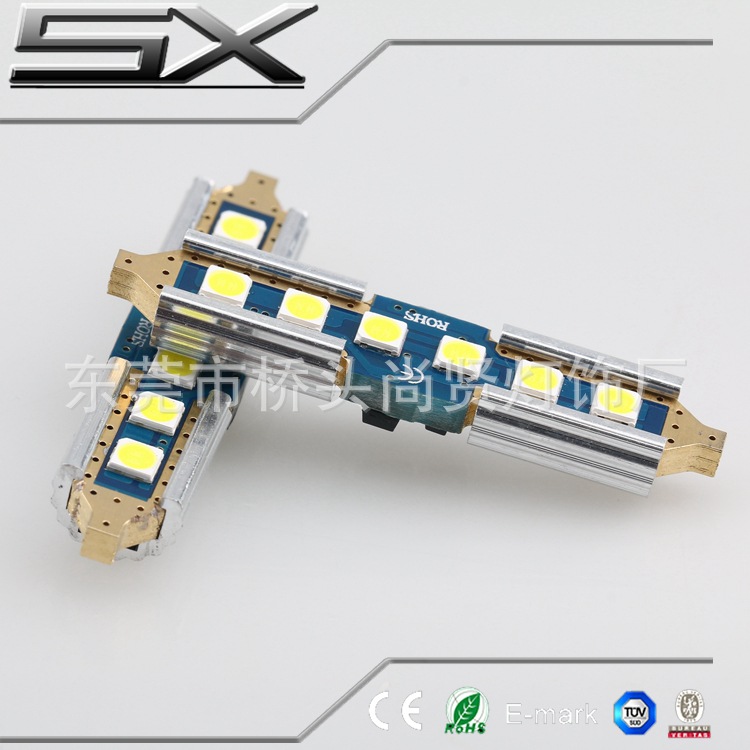 批發高亮車頂燈 寬壓帶恒流帶解碼LED雙尖3030SMD-31/36/39/41MM工廠,批發,進口,代購