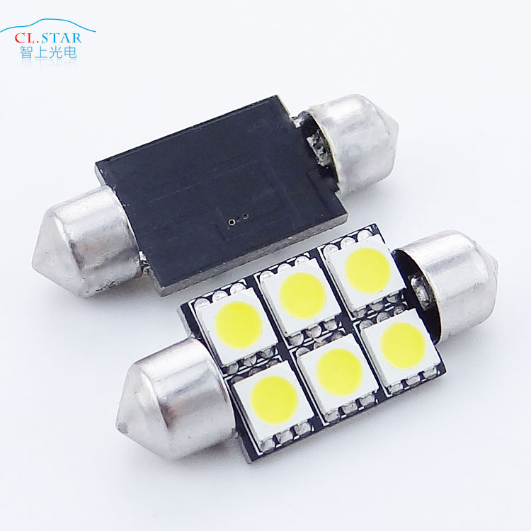 廠傢直銷汽車LED燈36mm-6smd-5050高亮室內閱讀燈 車頂燈 車內燈工廠,批發,進口,代購