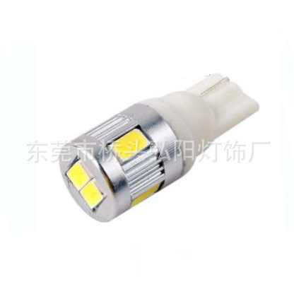 弘陽供應T10   5730  6SMD 高亮 寬壓10—30V汽車機表燈工廠,批發,進口,代購