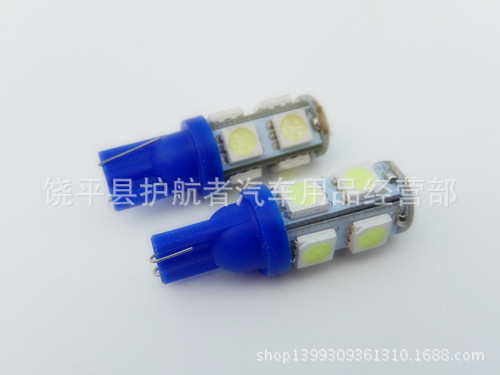 汽車LED T10-9SMD-5050 w5w 示寬燈 閱讀燈 機表燈 工作燈9SMD工廠,批發,進口,代購