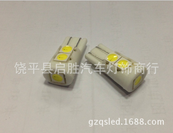 2014 最新款T10 陶瓷 超高亮5SMD 3W示寬燈牌照燈工廠,批發,進口,代購