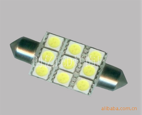 創億供應雙尖-5050-9SMD LED汽車燈，LED牌照燈，LED車頂燈工廠,批發,進口,代購