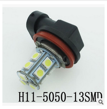 廠傢直銷汽車前霧燈H11車燈13SMD 5050LED防霧燈高亮霧燈大燈工廠,批發,進口,代購