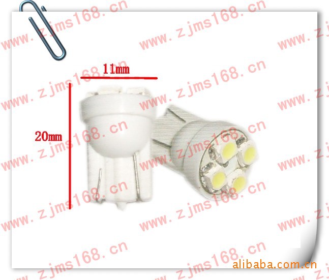 【特價供應】LED汽車燈-T10-4SMD機表燈 優質LED車燈工廠,批發,進口,代購