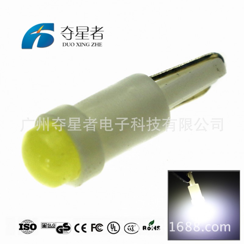 汽車led燈泡 新款T5 汽車led機表燈 T5 1SMD 3D散光 led指示燈工廠,批發,進口,代購