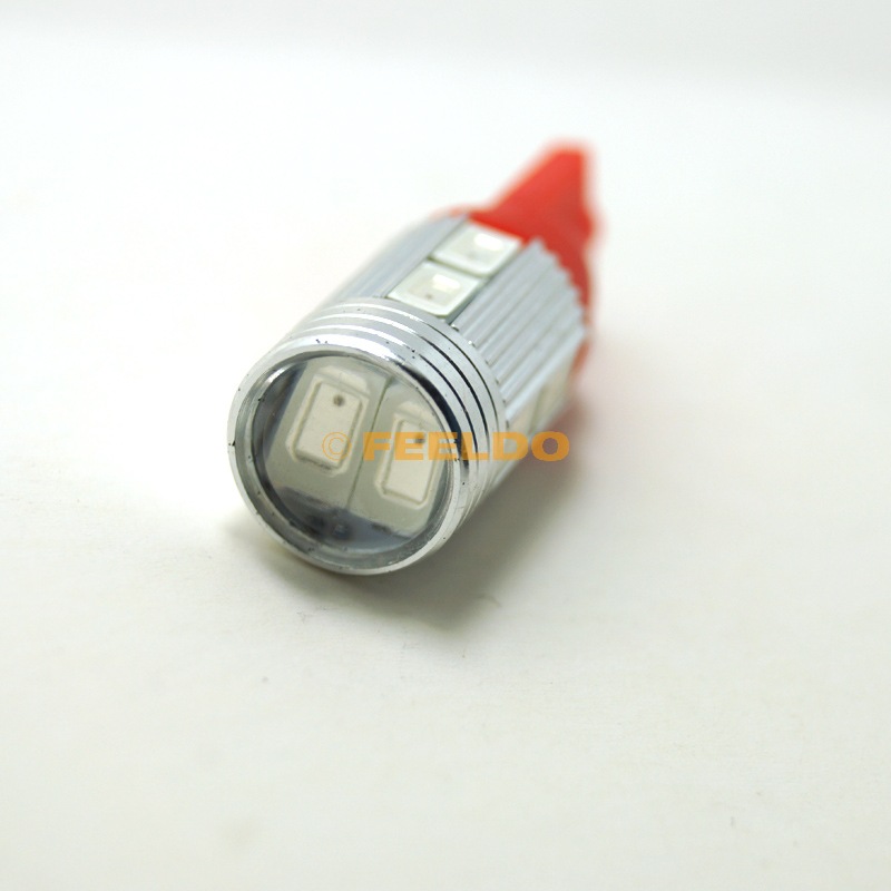 汽車DC12V LED燈燈泡 T10/194/168 紅色 5630-10SMD  #1419工廠,批發,進口,代購