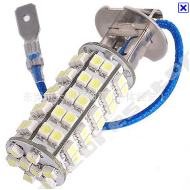 天明燈飾供應H3 H4 H7 68SMD LED汽車燈工廠,批發,進口,代購