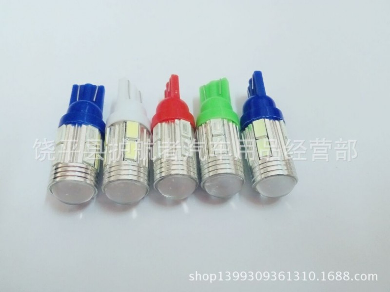 LED車燈 T10解碼示寬燈6燈 T10-10smd-5630 牌照燈 閱讀燈工廠,批發,進口,代購