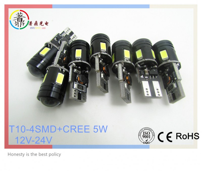 廠傢直銷新款T10 LED CREE汽車燈 12V-24V恒壓LED帶解碼示寬燈工廠,批發,進口,代購