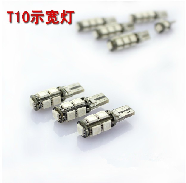 汽車led T10燈泡 解碼T10 5050 9SMD canbus W5W 閱讀燈 牌照燈工廠,批發,進口,代購