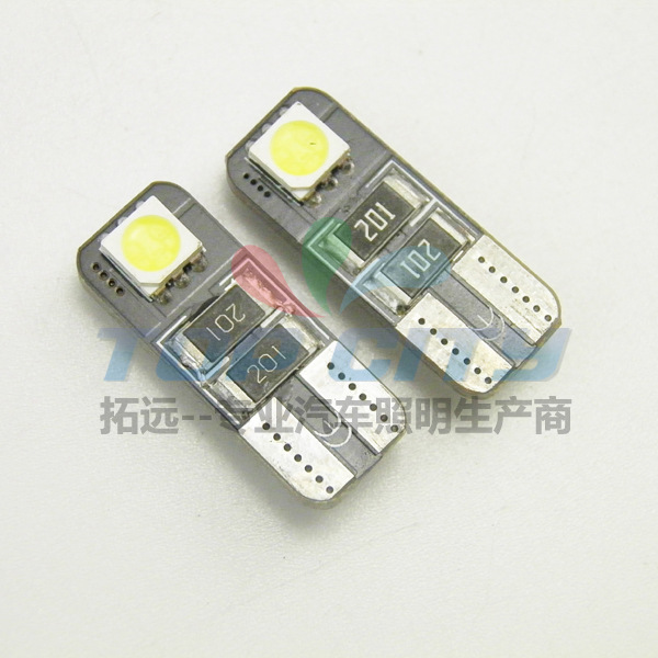 LED,汽車LED,LED車燈T10 2SMD 5050 14.5V CANBUS汽車led牌照燈工廠,批發,進口,代購