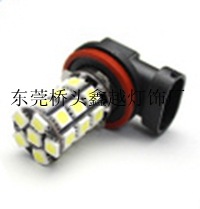 廠傢直銷 高亮led車燈 H8汽車大燈 27SMD 8W工廠,批發,進口,代購