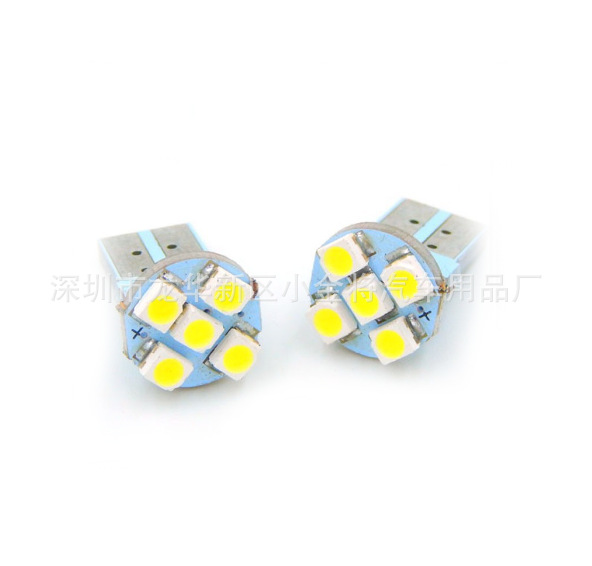 汽車超亮LED T10-5SMD-3528-1210 機表燈/閱讀燈/示寬燈/工作燈工廠,批發,進口,代購