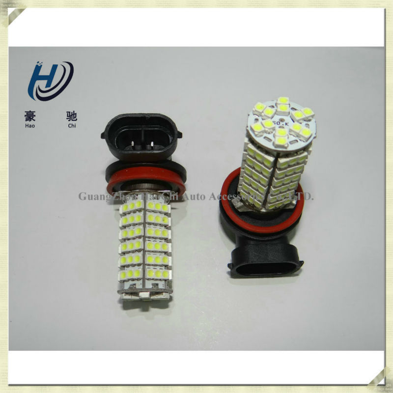 h11 120SMD 1210 通用改裝車用led照明燈 12v高亮前霧燈 防霧燈工廠,批發,進口,代購