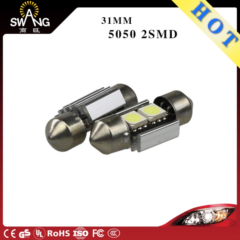 canbus解碼雙尖5050-2SMD-31MM 汽車LED閱讀燈 牌照燈 LED車頂燈工廠,批發,進口,代購