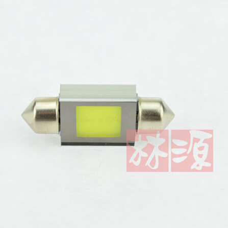 T10*36MM雙尖 COB雙尖燈泡 12V LED牌照燈 閱讀燈LED  閱讀燈 cob工廠,批發,進口,代購