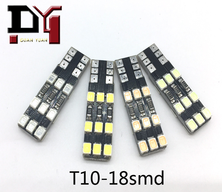 汽車LED 解碼 T10- 2835-18SMD 高亮 示寬燈 機表燈 招牌燈工廠,批發,進口,代購