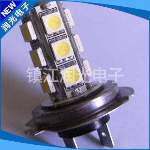 汽車LED大功率霧燈H7 5050 18SMD 12v摩托車汽車改裝燈 前霧燈工廠,批發,進口,代購