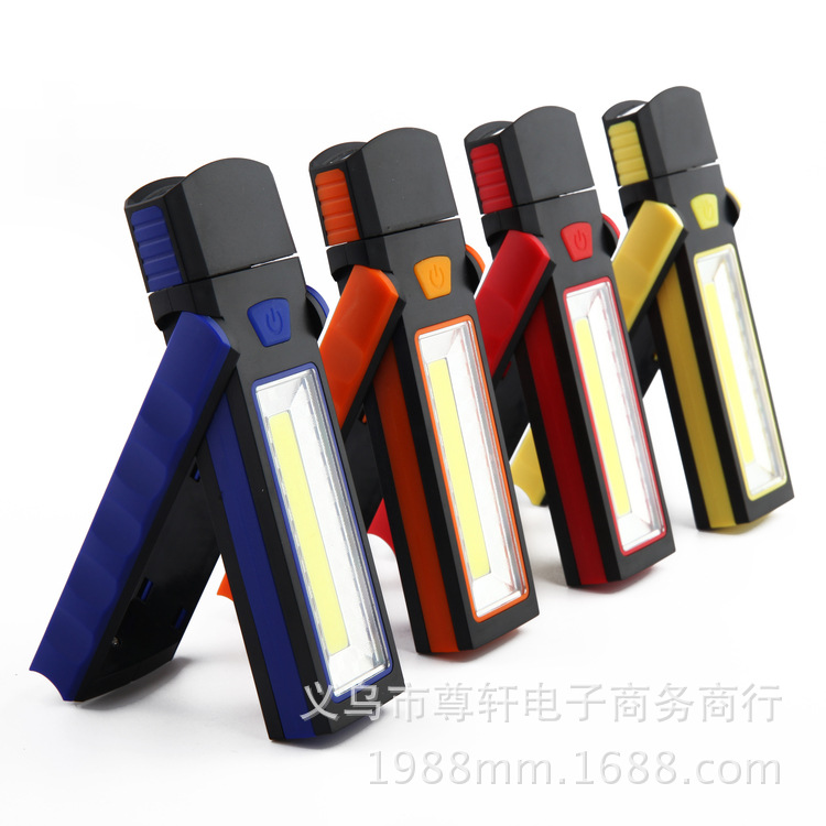 強力雙磁鐵掛鉤工作燈應急燈帳篷燈COB燈珠LED汽車檢修燈手電筒工廠,批發,進口,代購
