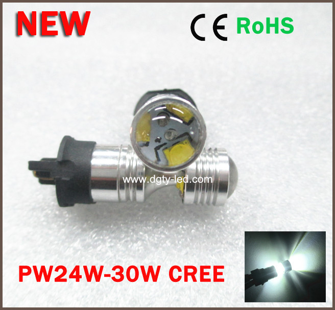 廠傢熱銷新款燈頭PW24W 30W  CREE XBD 奔馳寶馬奧迪大功率霧燈批發・進口・工廠・代買・代購