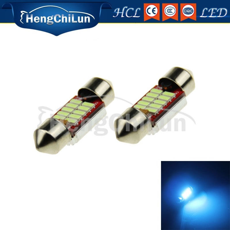 雙尖31MM 10燈LED閱讀燈 車頂燈 3014SMD 牌照燈 解碼 無極 冰藍工廠,批發,進口,代購