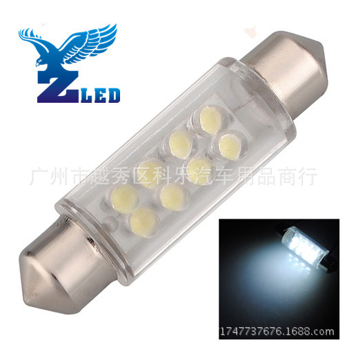 廠傢供應39-41MM-8smd 雙尖套管燈 汽車LED車頂燈 牌照燈 閱讀燈工廠,批發,進口,代購