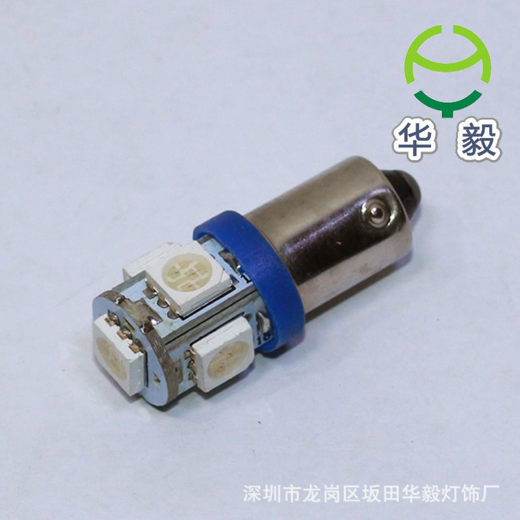 廠傢直銷外貿爆款高亮LED汽車燈BA9S 5smd 5050示寬燈小燈工廠,批發,進口,代購