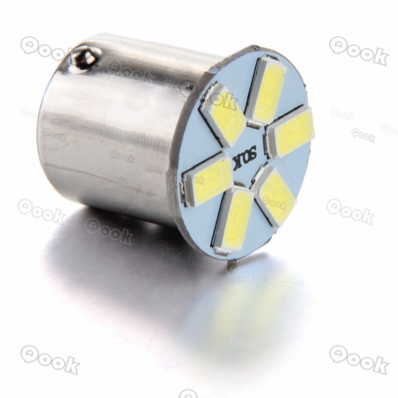 1156 12V BA15S 6SMD5630 白光  LED汽車燈 (JHBK884)工廠,批發,進口,代購