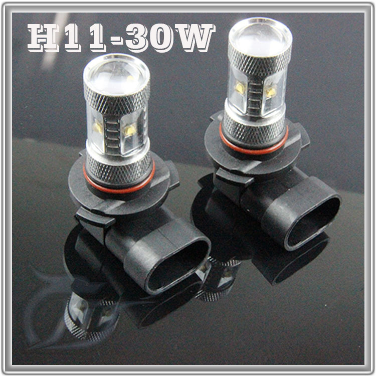 廠傢直銷 大功率汽車led燈 CREE H11 30W LED霧燈 前照燈工廠,批發,進口,代購