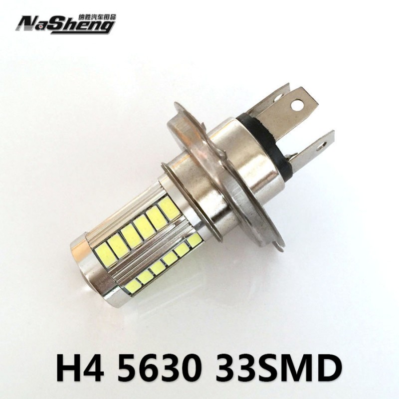 汽車LED霧燈 高亮帶透鏡LED防霧燈 H4-5630-33SMD 大功率前照燈工廠,批發,進口,代購
