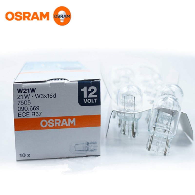 正品OSRAM歐司朗 7505 單絲大插泡T20美標轉向燈 12VW21W批發・進口・工廠・代買・代購