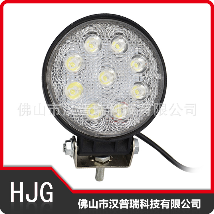 27w工作燈	 越野車燈led 車用led燈 汽車改裝燈 led 汽車照明燈工廠,批發,進口,代購