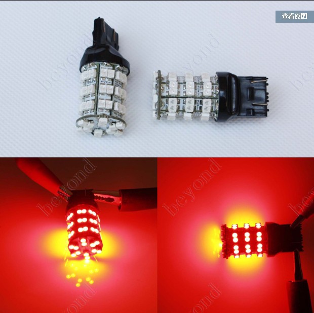 供應LED剎車燈 T20-60SMD-3528 LED雙色汽車剎車燈1210轉向燈工廠,批發,進口,代購