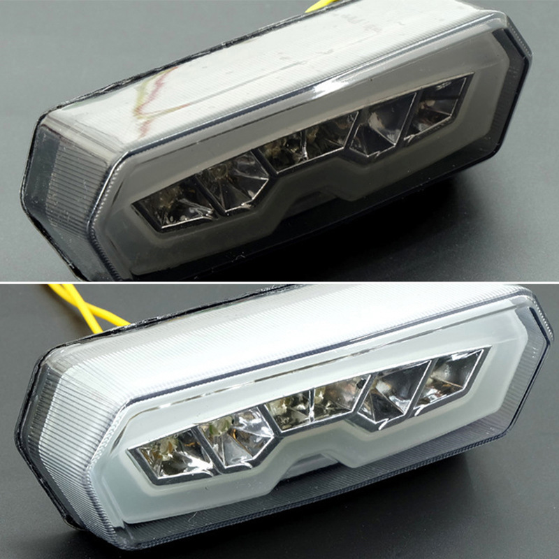 摩托車配件銀鋼小怪獸MSX125改裝燈飾後尾燈帶轉向燈CBR65F剎車燈批發・進口・工廠・代買・代購