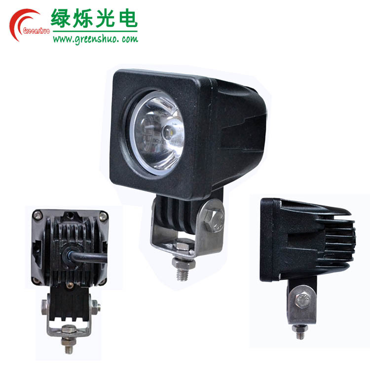 廠傢直銷led車燈 2inch 10W cree 摩托車燈方形 led工作燈工廠,批發,進口,代購