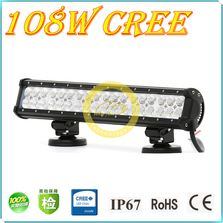 爆款現貨108W CREE LED工作燈 汽車長條燈 工程燈 越野車燈12V24V工廠,批發,進口,代購